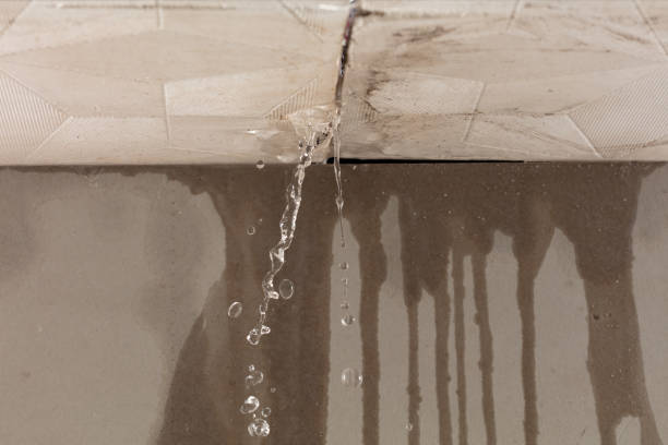 Professional Burst Pipe Cleanup technician working in Cuney, TX